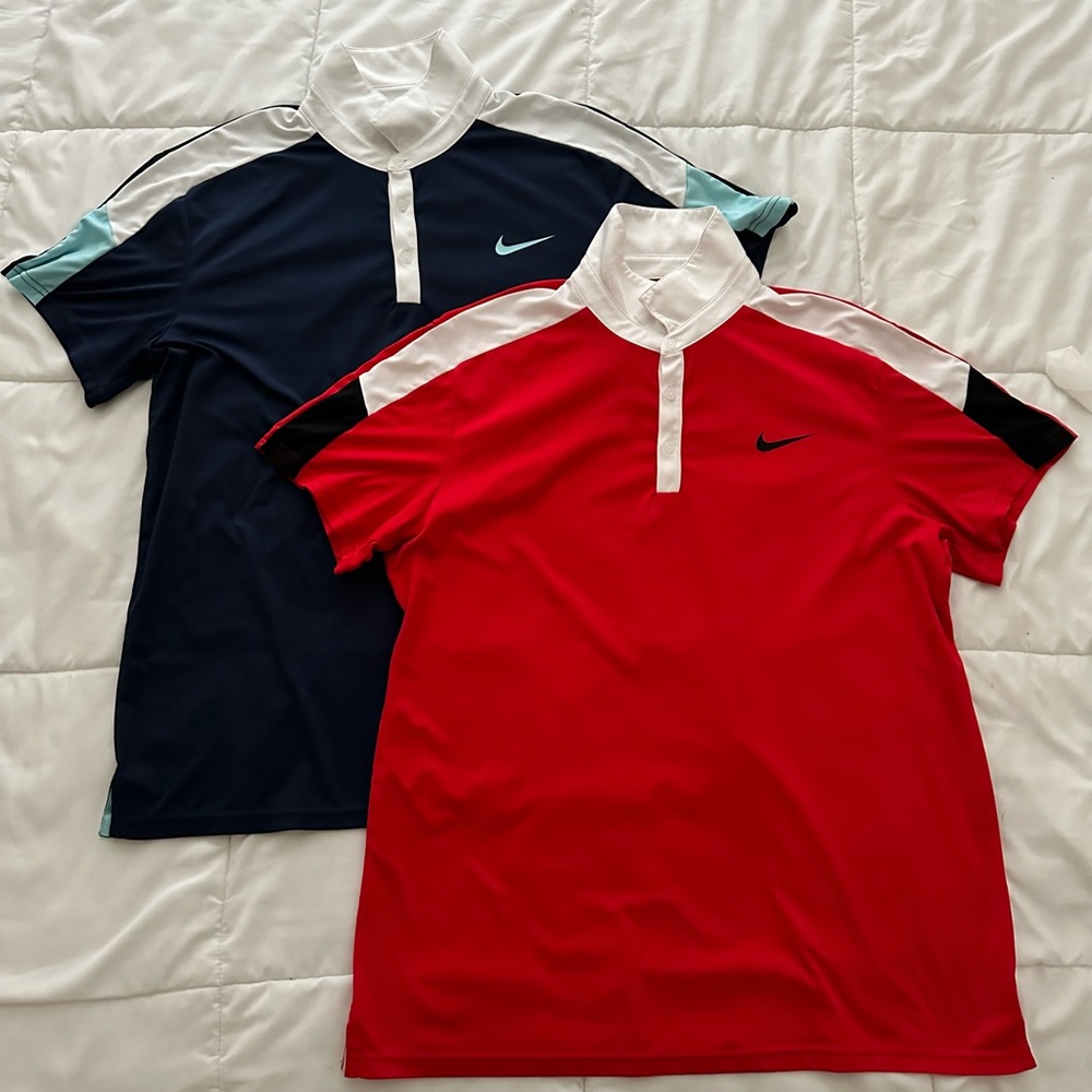 2 Nike DrifFit Polo’s XL